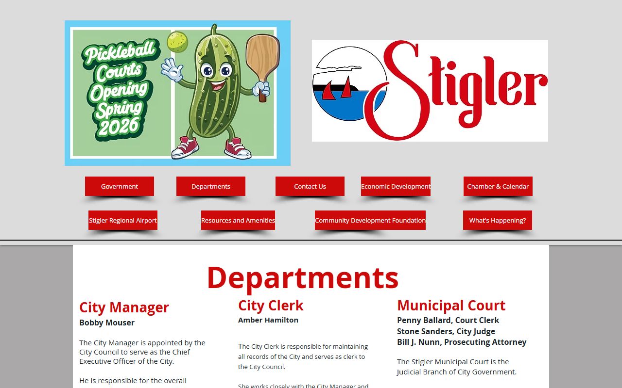 Stigler Municipal Court Haskell County background check