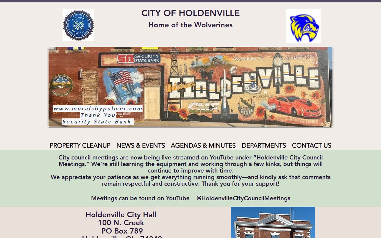 Holdenville Municipal Court Hughes County background check